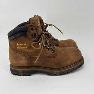 Chippewa Boots Mens 7.5 Brown Waterproof Birkhead